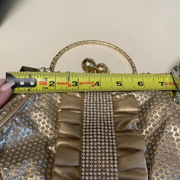 Gold bag for evenings NWT - Picture 5 of 5